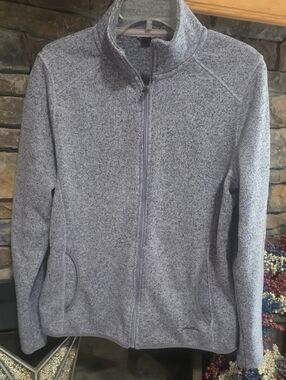 Eddie Bauer Light Purple Zip Up Sz L/XL